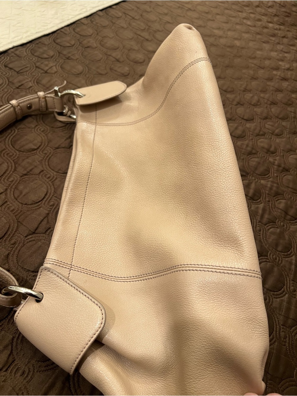 Salvatore Ferragamo Pebbled Leather Pink Bag - Picture 3 of 13